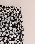 Dolce & Gabbana Elegant Polka Dot Silk High-Waist Pants