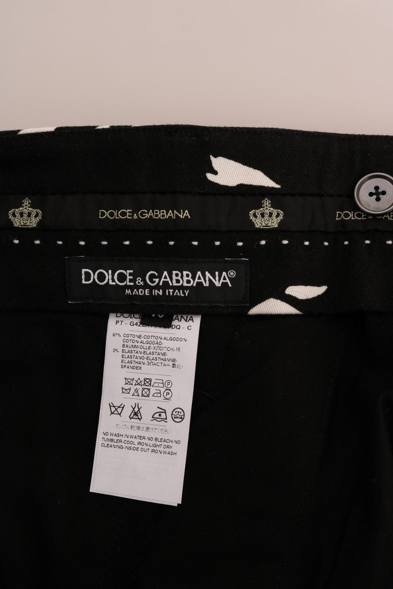 Dolce &amp; Gabbana Elegant Tree Print Ankle Trousers