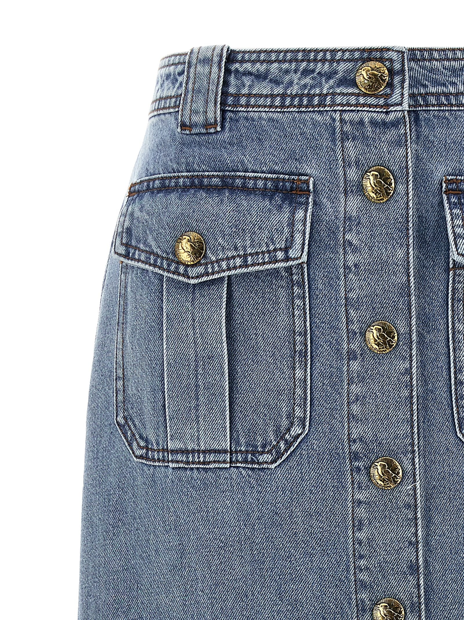 Zimmermann Zimmermann Denim Pencil Skirt