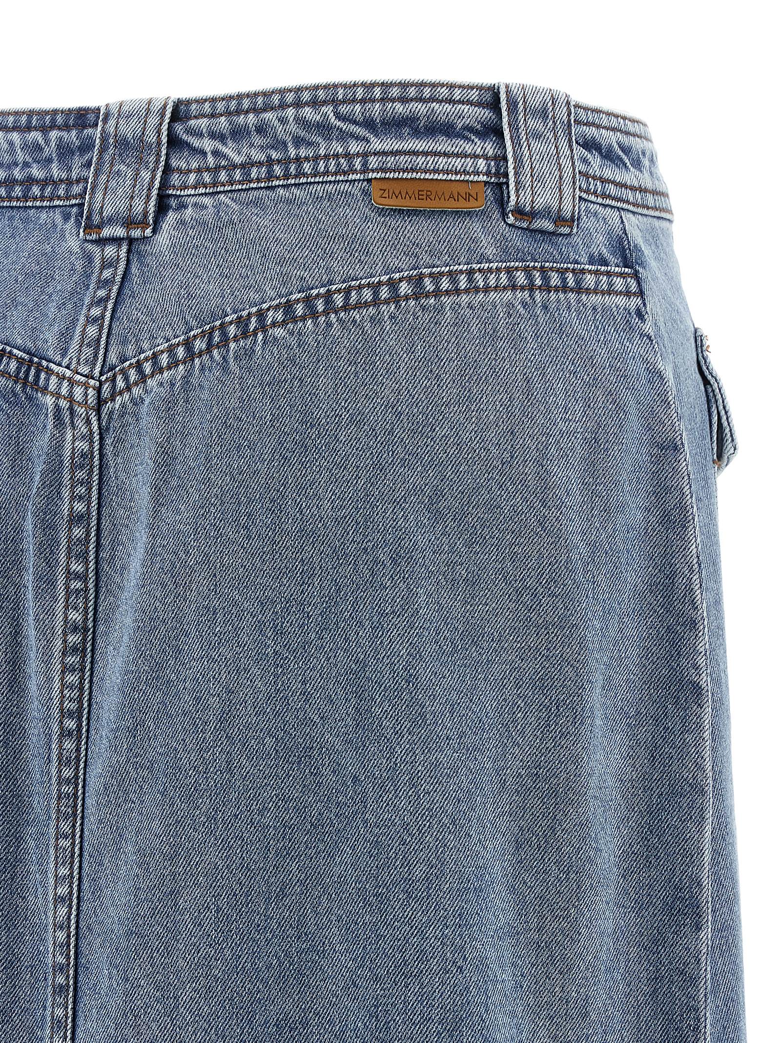 Zimmermann Zimmermann Denim Pencil Skirt