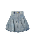 Balmain Denim Mini Skirt