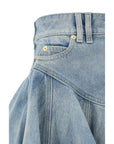 Balmain Denim Mini Skirt