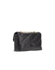 PINKO Black Leather Handbag