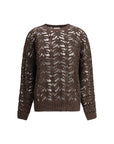 Brunello Cucinelli Perforated Sweater with sequins