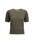 Extreme Cashmere Short-sleeved Sweater