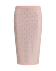 Casablanca Rhinestone Midi Skirt
