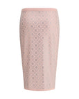 Casablanca Rhinestone Midi Skirt