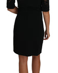 Dolce & Gabbana Elegant Black Cut-Out Detail Dress