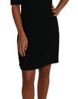Dolce & Gabbana Elegant Black Cut-Out Detail Dress