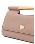 Pink Leather Handbag