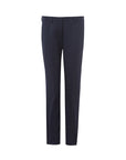 Elegant Blue Wool Pants for Women