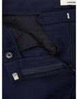 Elegant Blue Wool Pants for Women