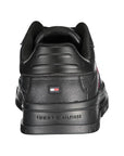 Tommy Hilfiger Black Leather Men Sneaker