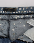 Dolce & Gabbana Enchanted Sicily Crystal Heart Boyfriend Jeans