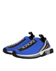 Dolce & Gabbana Blue Logo Low Top Sorrento Sneakers Shoes