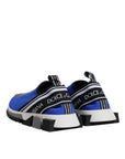 Dolce & Gabbana Blue Logo Low Top Sorrento Sneakers Shoes