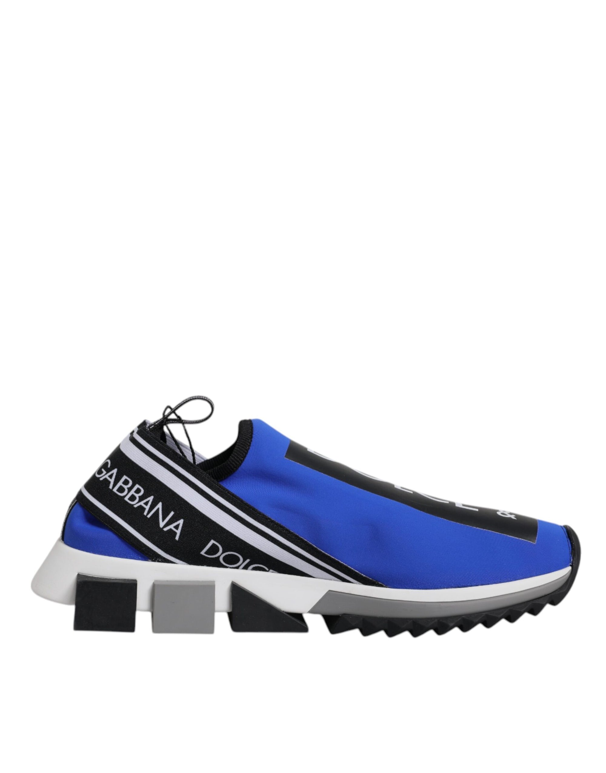 Dolce &amp; Gabbana Blue Logo Low Top Sorrento Sneakers Shoes