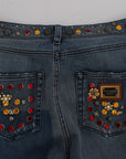 Dolce & Gabbana Enchanted Sicily Embellished Boyfriend Jeans