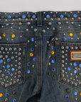 Dolce & Gabbana Enchanted Sicily Crystal Embellished Jeans