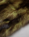 Dolce & Gabbana Multicolor Fur Shawl Neck Wrap Cover Collar Scarf