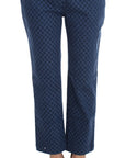 Dolce & Gabbana Polka Dotted Capri Stretch Jeans