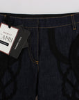 Dolce & Gabbana Embroidered Capri Jeans for Elegant Styling