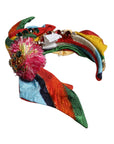 Dolce & Gabbana Multicolor Floral Crystal Embellished Diadem Headband