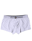 Dolce & Gabbana White Cotton Stretch Regular Boxer Underwear