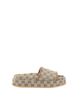 Gucci GG pattern platform Sandals
