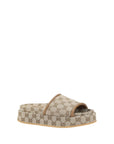 Gucci GG pattern platform Sandals