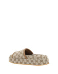 Gucci GG pattern platform Sandals