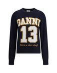 Ganni Baseball Sweater