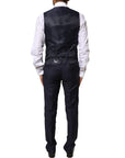 Dolce & Gabbana Blue MARTINI Wool 3 Piece Formal Men Suit