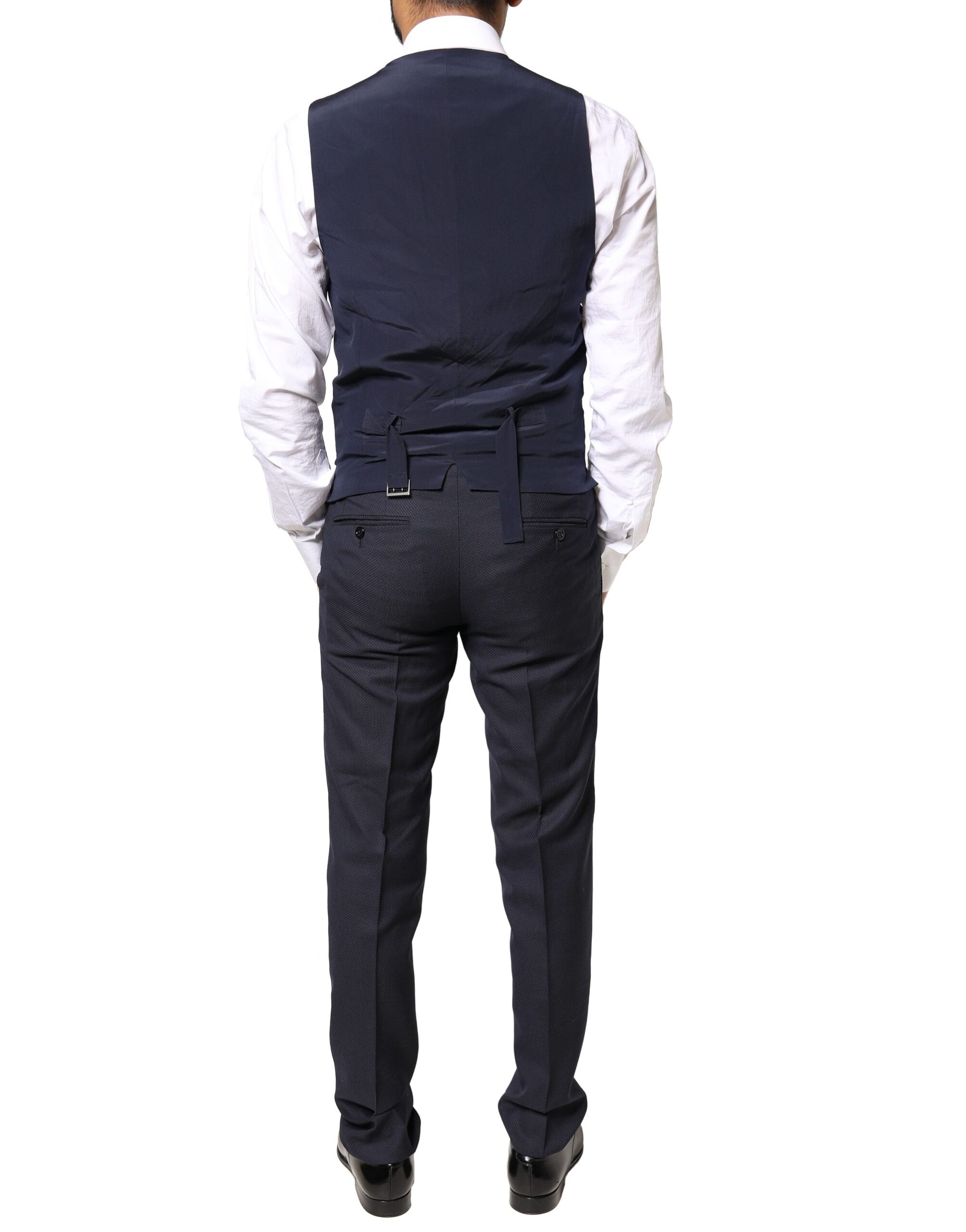 Dolce &amp; Gabbana Black Fantasy MARTINI 3 Piece Formal Suit