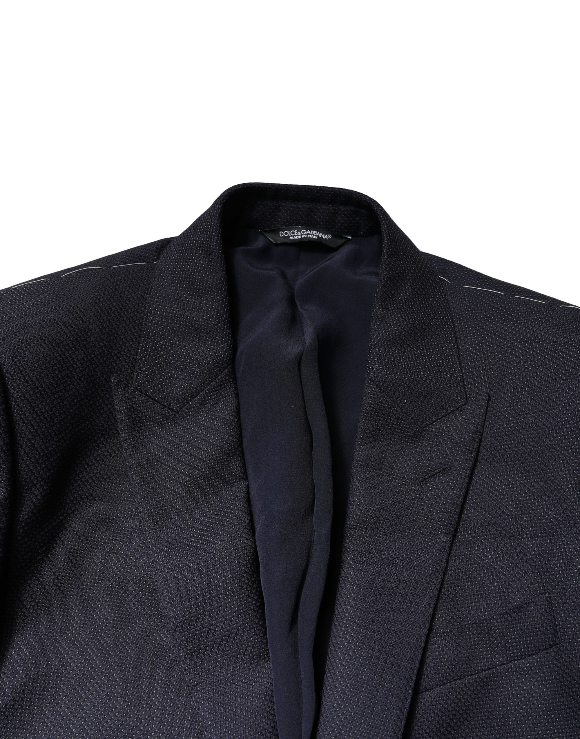 Dolce &amp; Gabbana Black Fantasy MARTINI 3 Piece Formal Suit