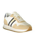 Tommy Hilfiger Beige Leather Men Sneaker