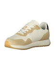 Tommy Hilfiger Beige Leather Men Sneaker