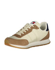 Tommy Hilfiger Beige Leather Men Sneaker