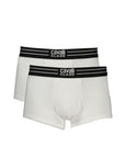 Cavalli Class White Cotton Men Boxer