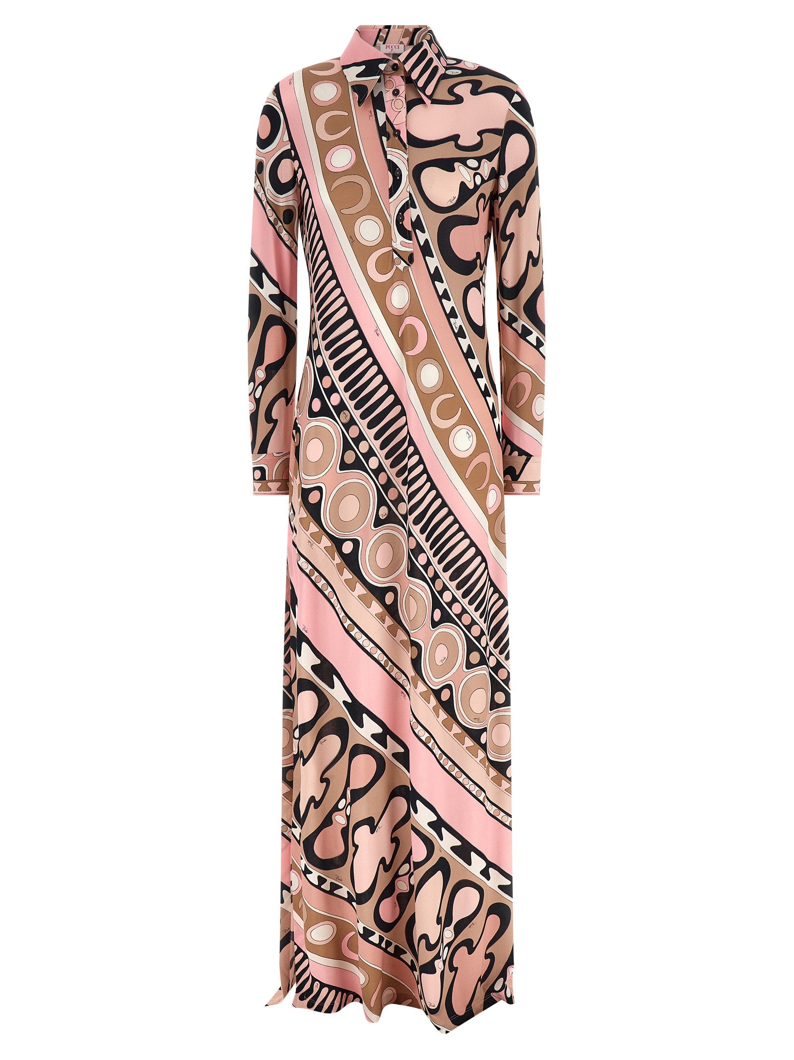 Emilio Pucci Emilio Pucci Soleil Print Chemisier Dress