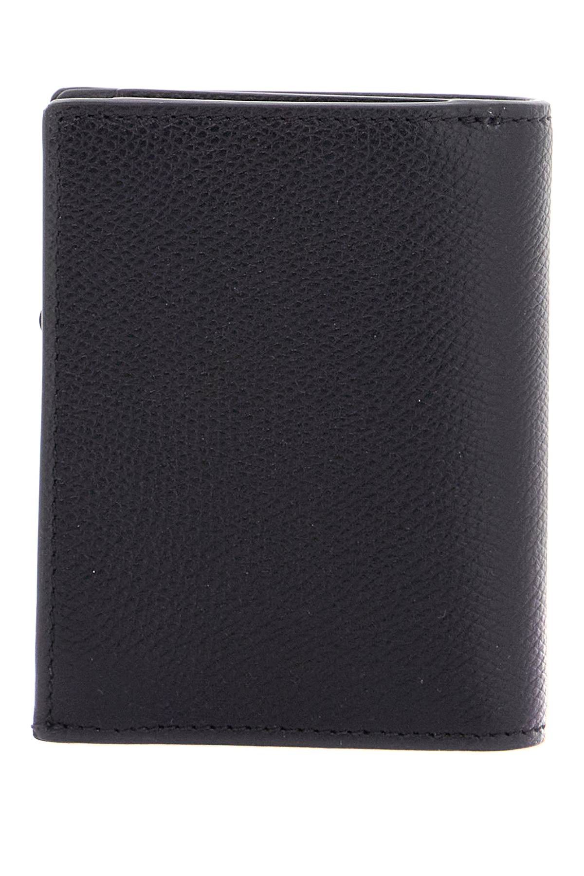 Valentino Garavani Valentino Garavani portafoglio compatto donna in pelle nera con zip