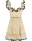 Zimmermann Zimmermann Embroidered Frilled Mini Dress