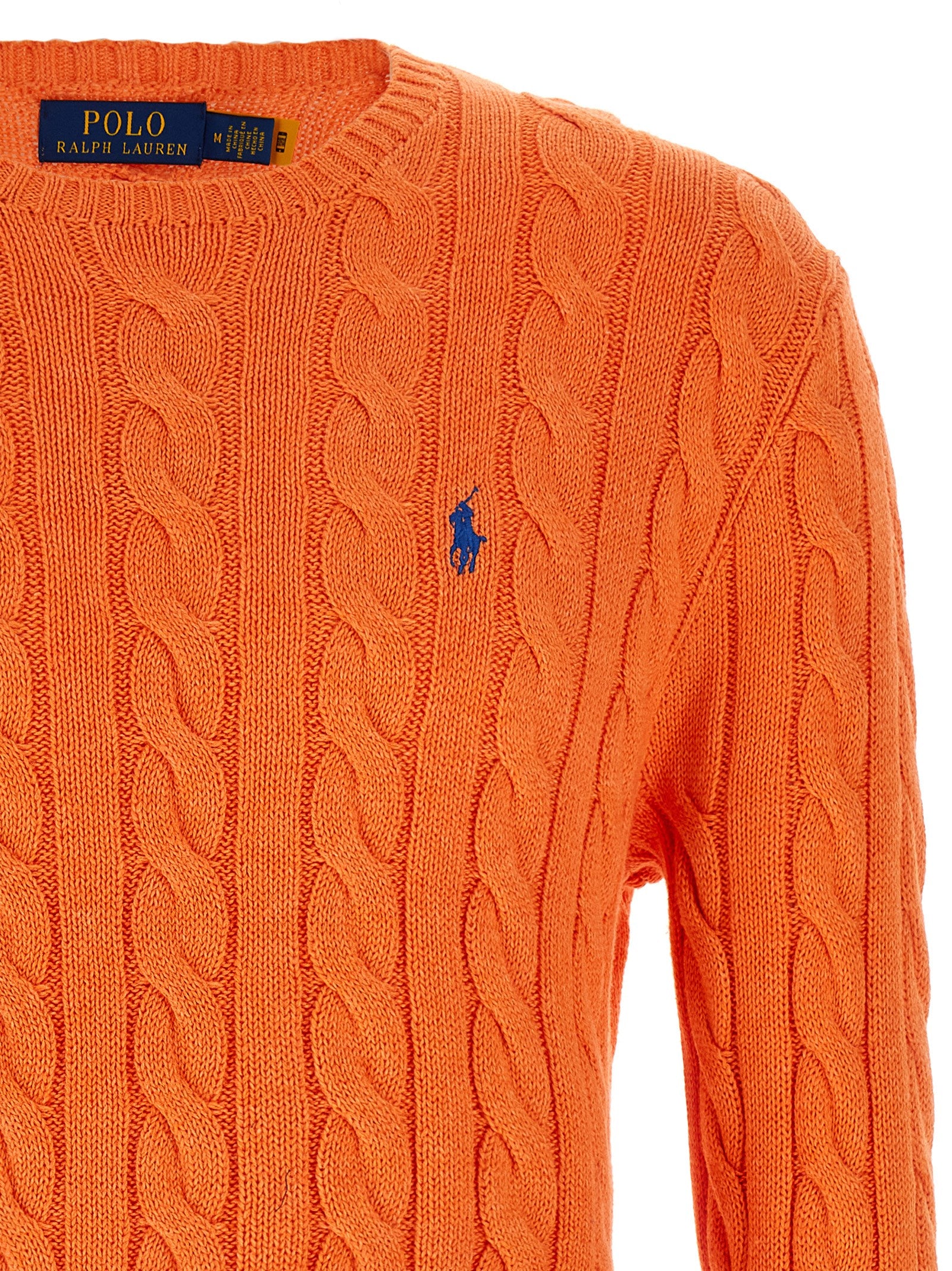 Polo Ralph Lauren Polo Ralph Lauren Cotton Braided Sweater