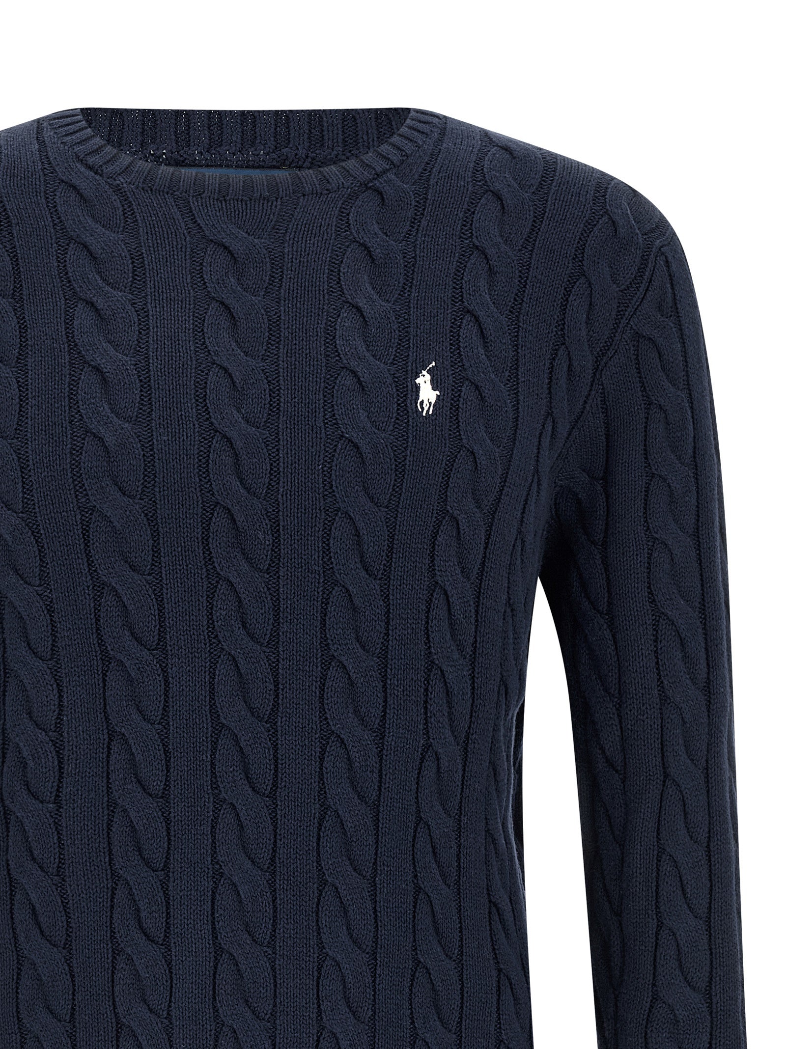 Polo Ralph Lauren Polo Ralph Lauren Cotton Braided Sweater