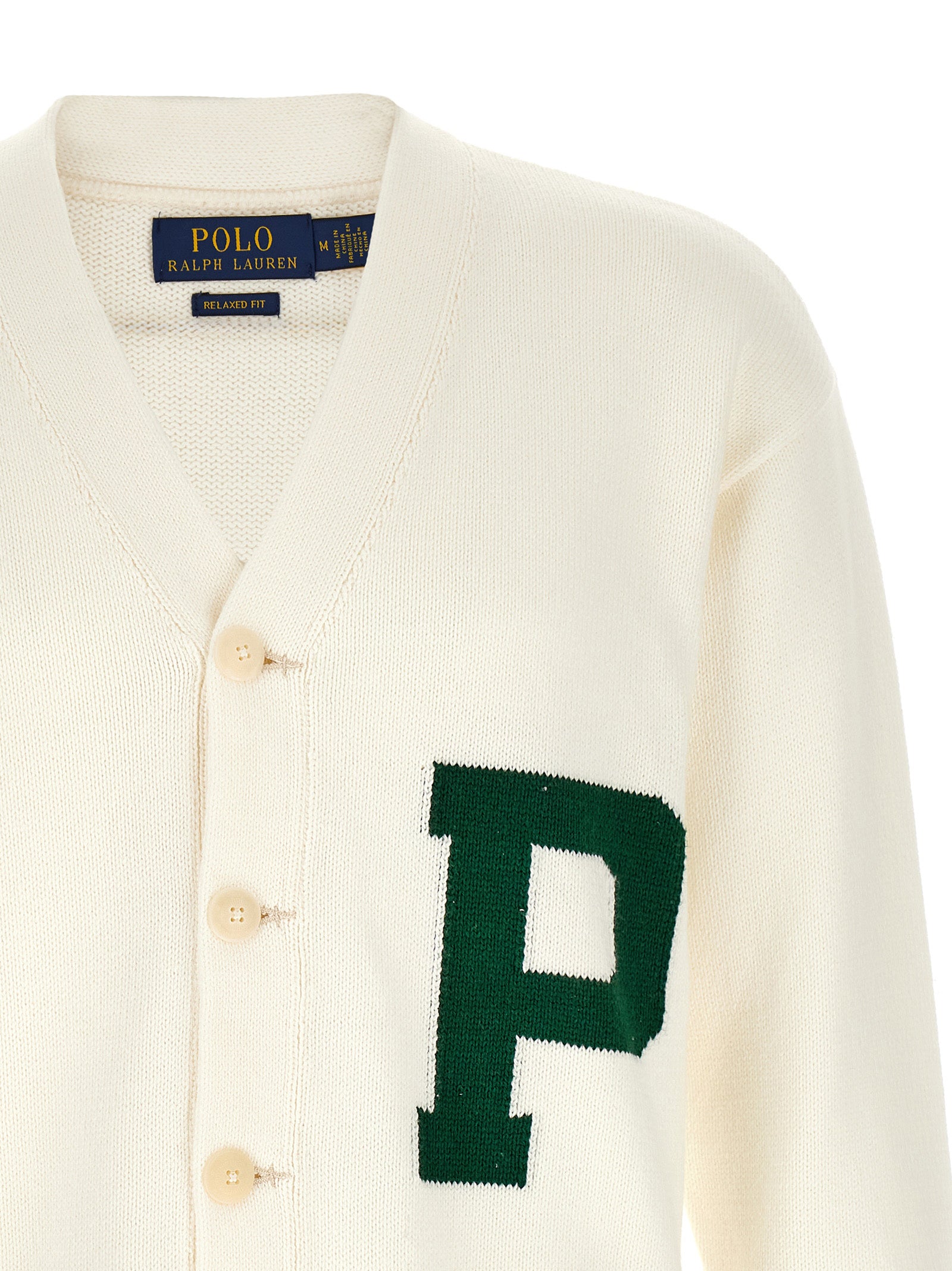 Polo Ralph Lauren Polo Ralph Lauren Letter Intarsia Cardigan