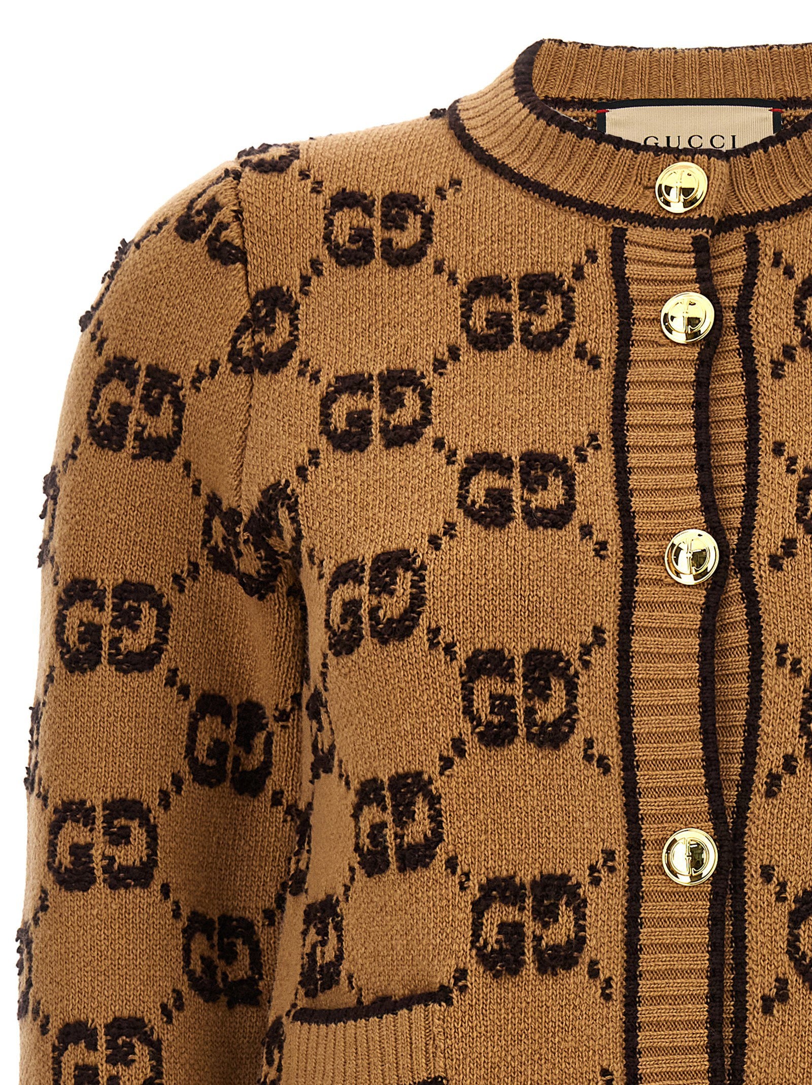 Gucci Gucci Gg Tweed Bouclè Cardigan