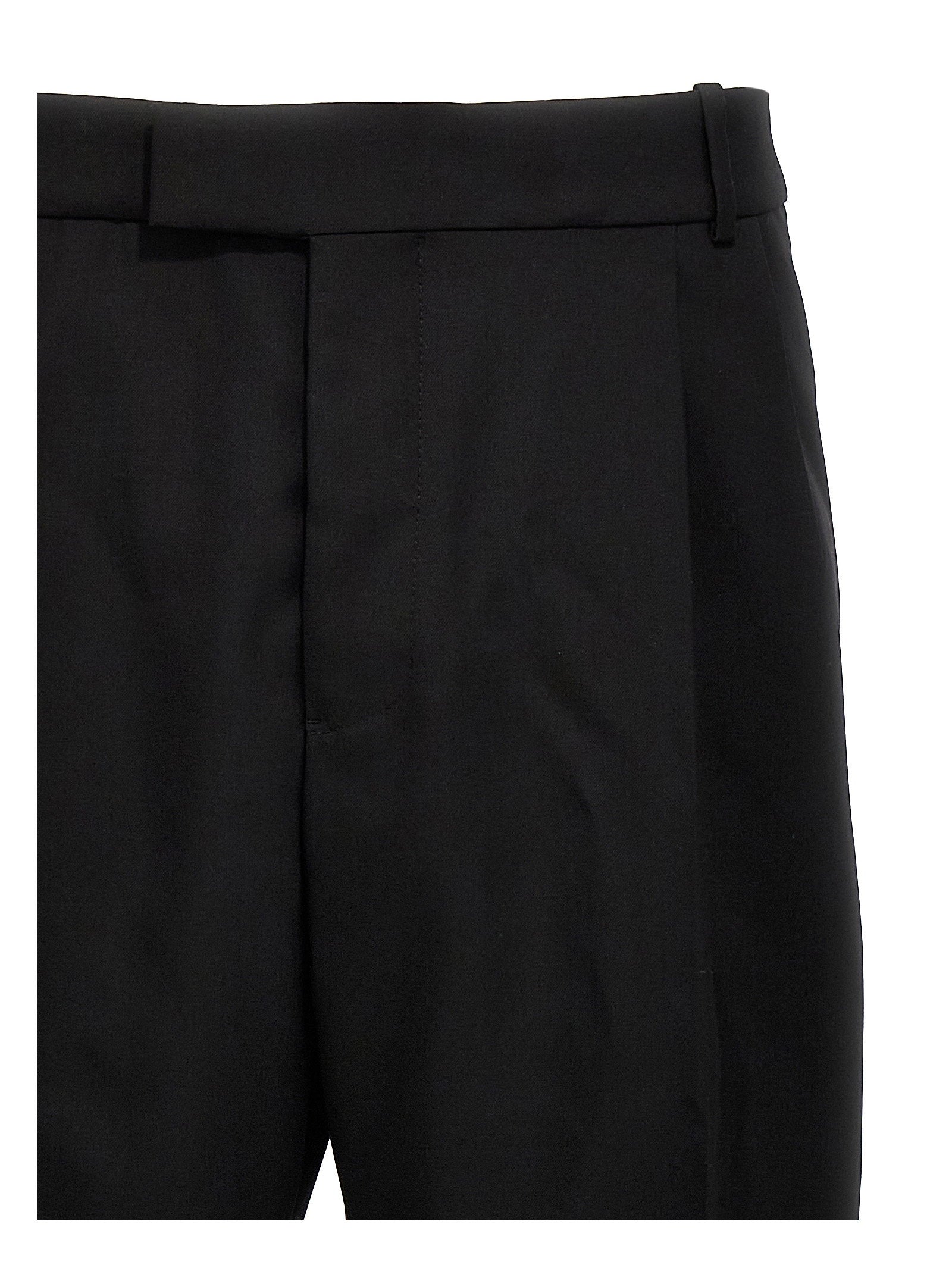 Alexander McQueen Alexander McQueen Gabardine Wool Pants