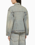 Balenciaga Balenciaga Light blue washed-effect denim jacket