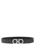 Ferragamo Ferragamo Gancini Print Reversible Belt