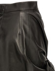 Alexander McQueen Alexander McQueen Maxi Bow Leather Skirt